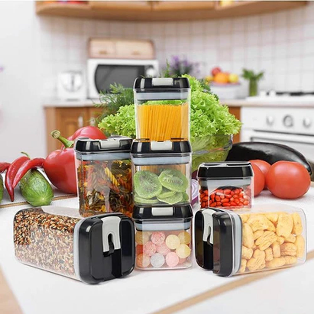 Set de 7 Contenedores Herméticos – Almacena y Organiza tu Cocina