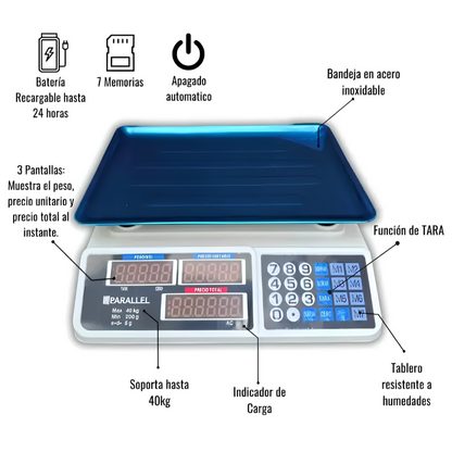 Balanza Digital Sokany de 40KG