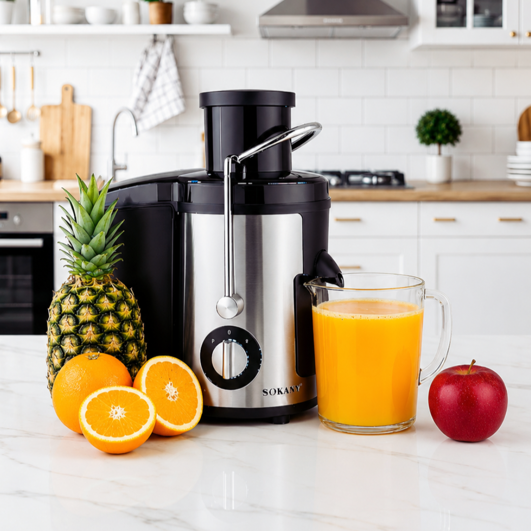 Extractor de Jugos Sokany con Separador de Pulpa –  1.6 Litros