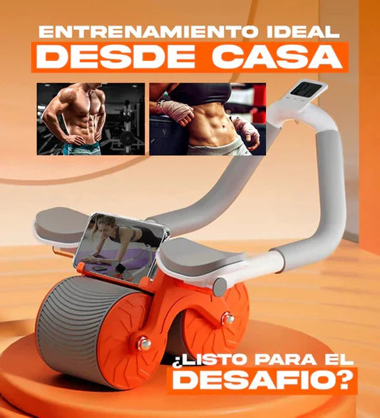 Rueda Abdominal Fitness con Soportes + Cronometro – Tonifica tu Abdomen con Comodidad