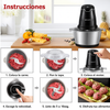 Picadora Eléctrica SOKANY® de 0.7 L - 2 L y 4L de Capacidad Con Potencia de  250W - 400 W y 800 W