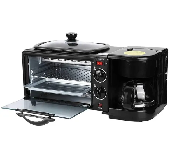 Horno 3 en 1 multifuncional Sokany - Horno Parrilla y Cafetera