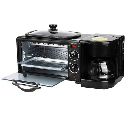 Horno 3 en 1 multifuncional Sokany - Horno Parrilla y Cafetera