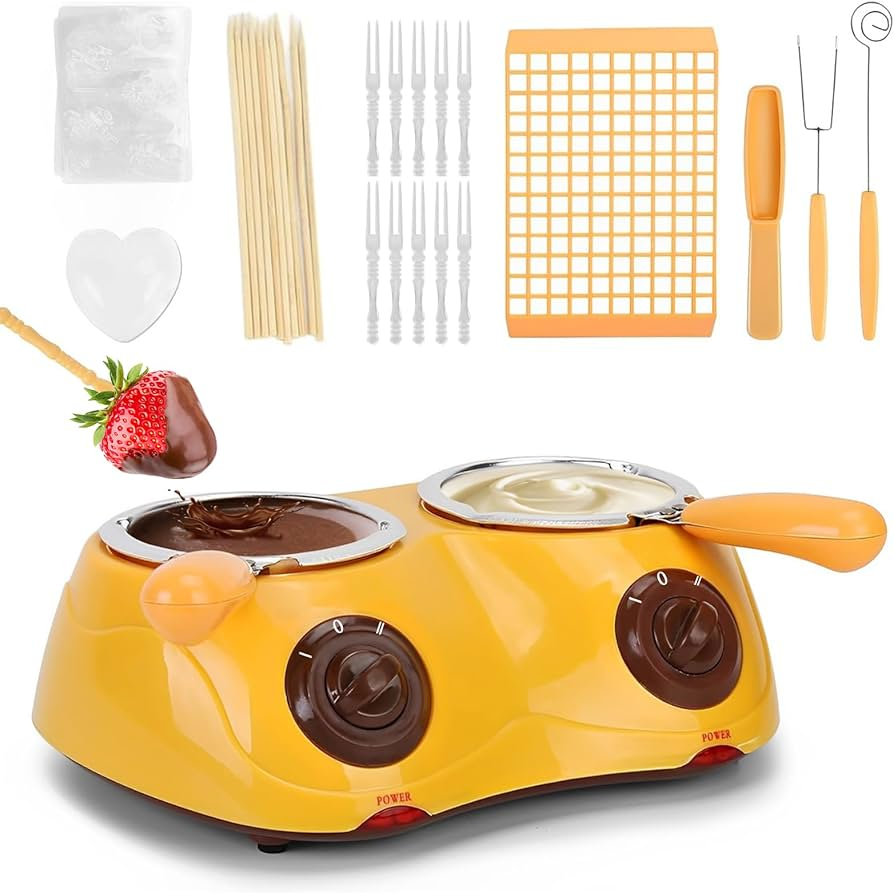 Olla fundidora de chocolate doble