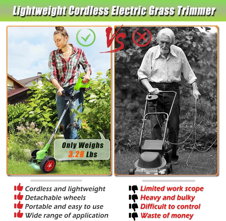 Guadaña  STIHL Eléctrica Profesional Recargable 3 en 1 ⚡️🔋 con Doble Batería y Kit Completo de Más de 20 Accesorios 🌿🛠️