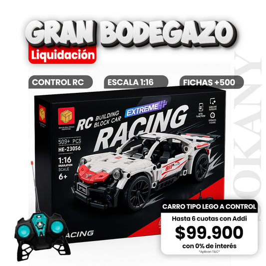 Carro Lego Control Remoto 516 Piezas Porsche 911