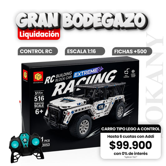 Carro Lego Control Remoto 516 Piezas Jeep 4x4