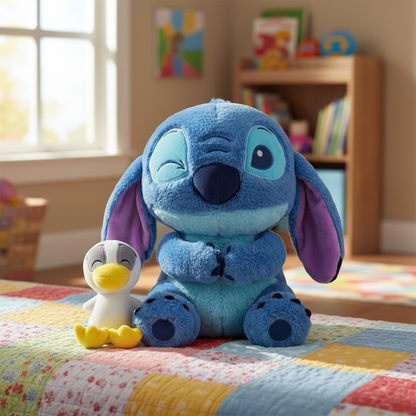 Bolso Peluche 2 en 1 con Respiración y Luz