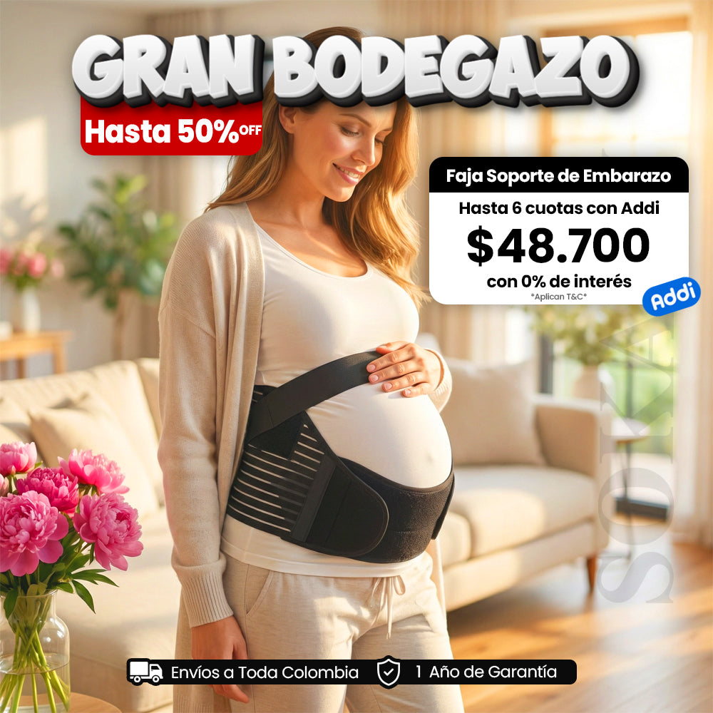 Faja Soporte de Embarazo Ultra Comodidad | Negra
