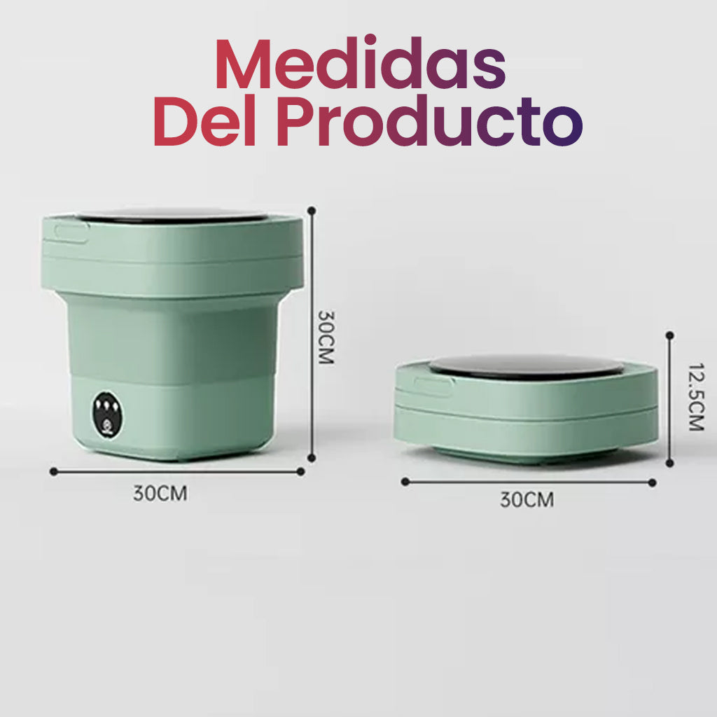 Mini Lavadora Portátil Plegable