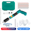 Kit de Pistola Remachadora Manual con Clavos de Acero