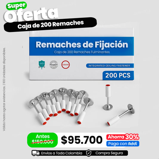 Caja de 200 Remaches Fulminantes