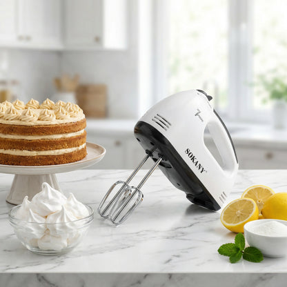 Batidora De Mano Eléctrica Sokany 7 Velocidades Multifunción