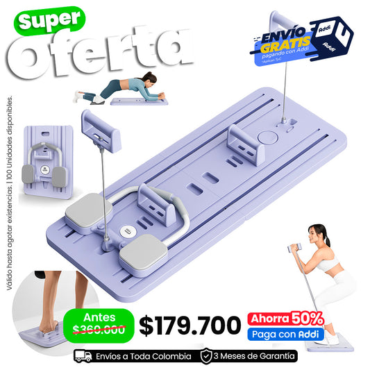 🏋️ Tabla Multifuncional de Ejercicio para Entrenamiento en Casa – Compacta, Versátil y Ajustable para Todo Tipo de Rutinas