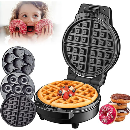 Waflera Sokany 3 En 1 Donas Y Cupcakes Cocina Color Negro Negro